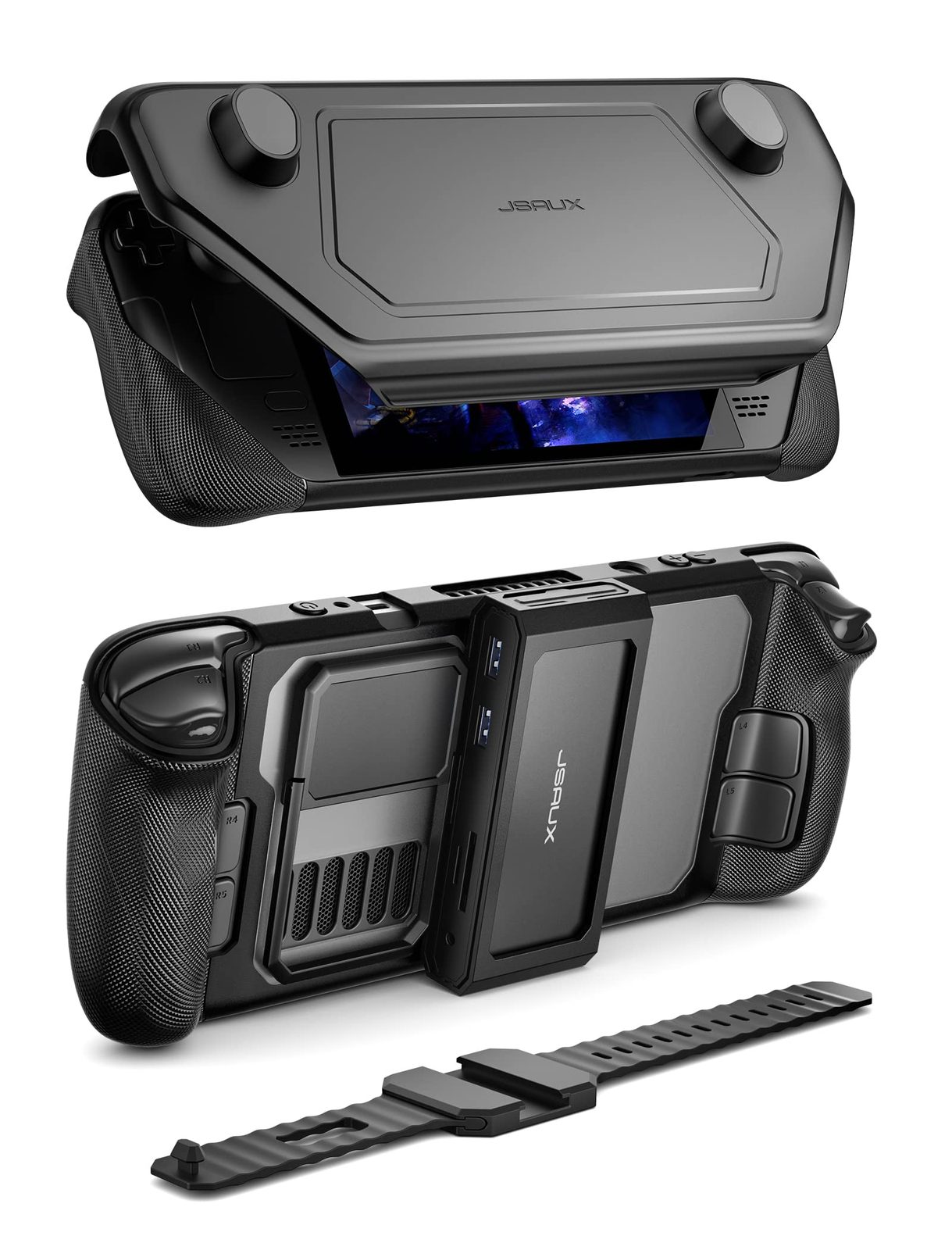 JSAUX RGB ModCase Dock for Steam Deck Review — An ambitious accessory maker throws everything at the wall to create a tinkerer's paradise, though not every modular feature perfectly sticks